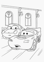 coloriage cars et son amie